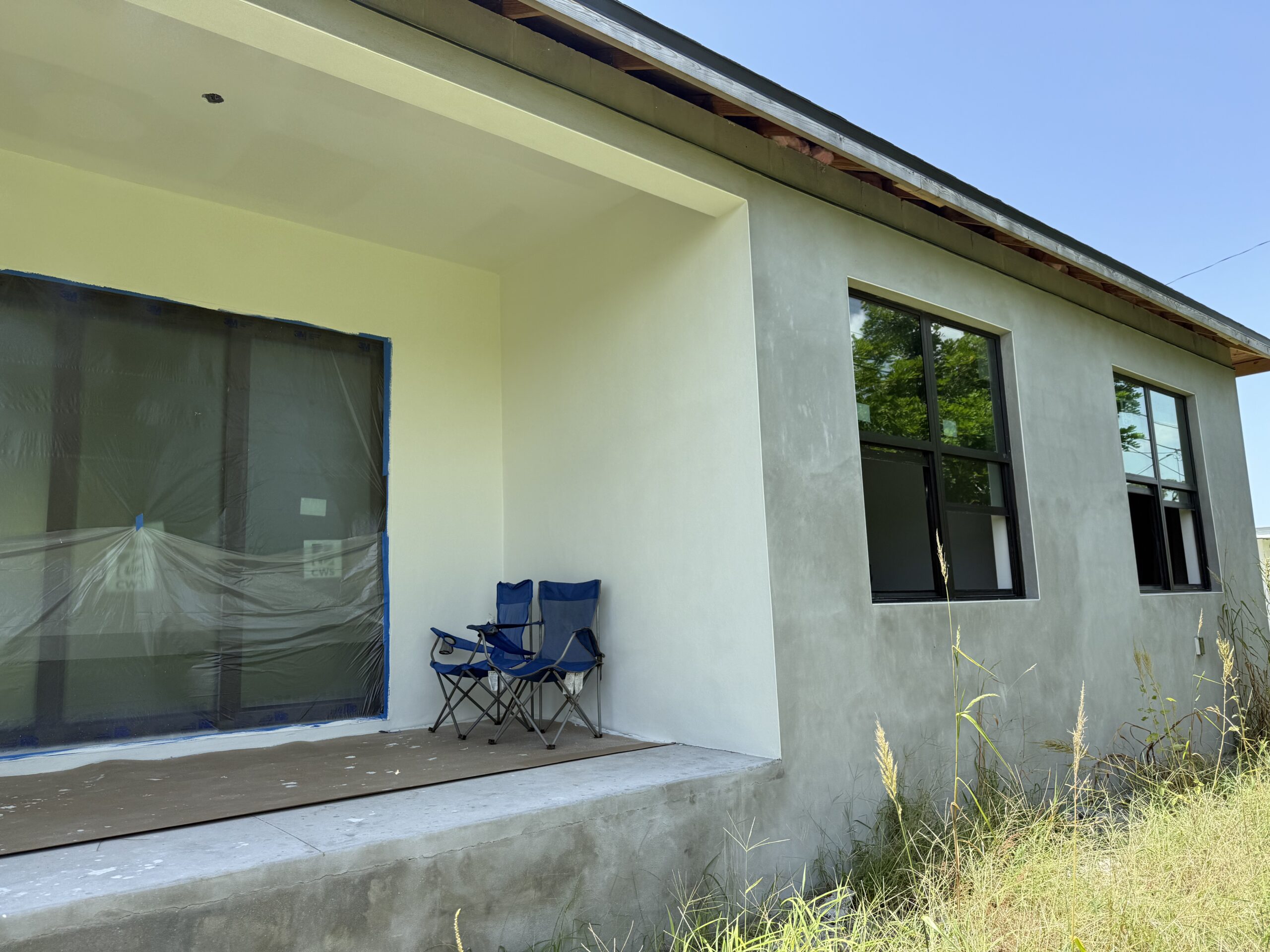Second exterior painting before