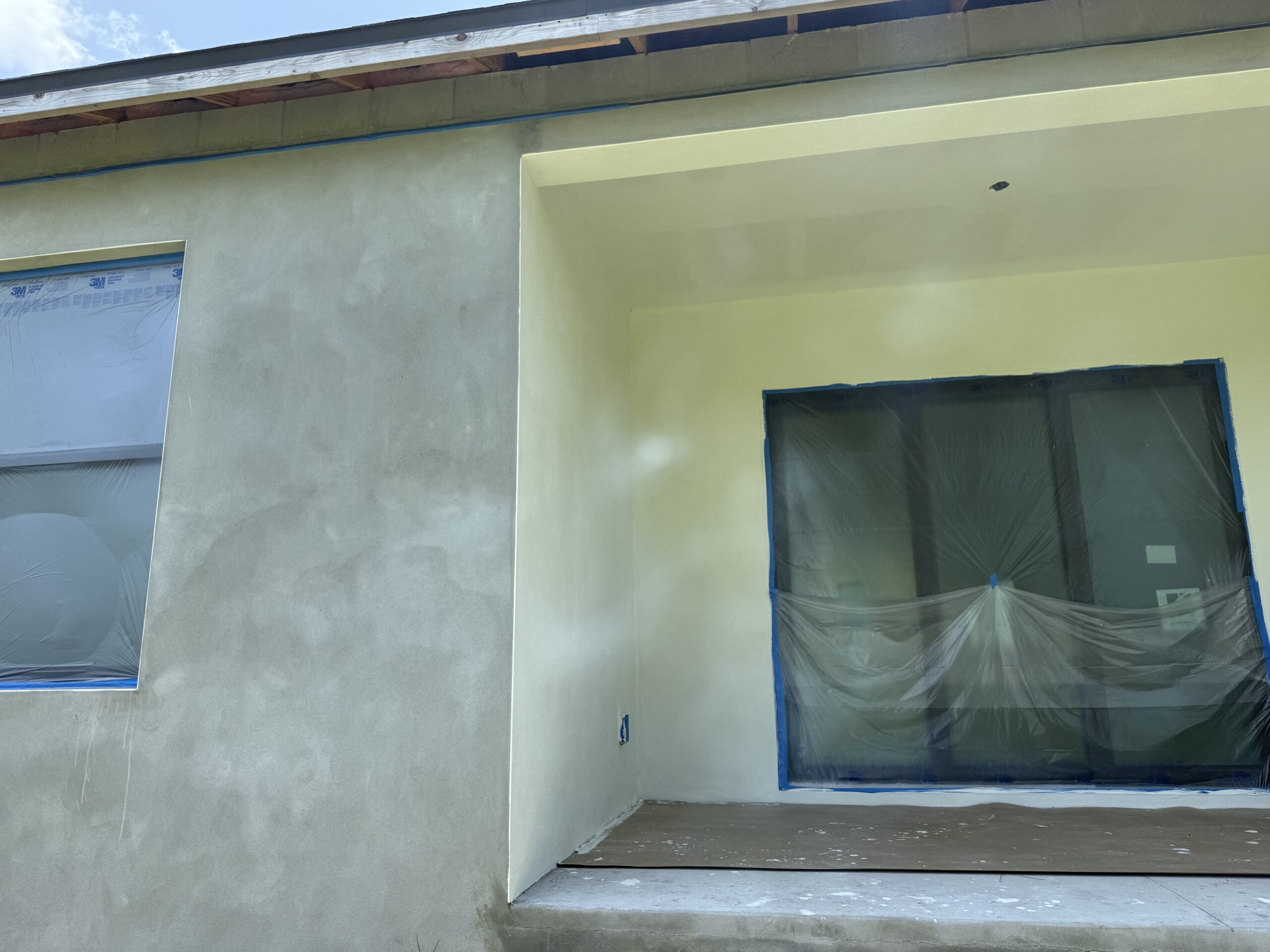 Exterior painting before